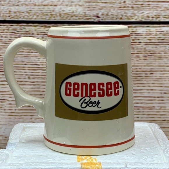 Vintage Genesse Beer Mug Stein Tankard Official Great Breweries 1981 - Picture 1 of 6